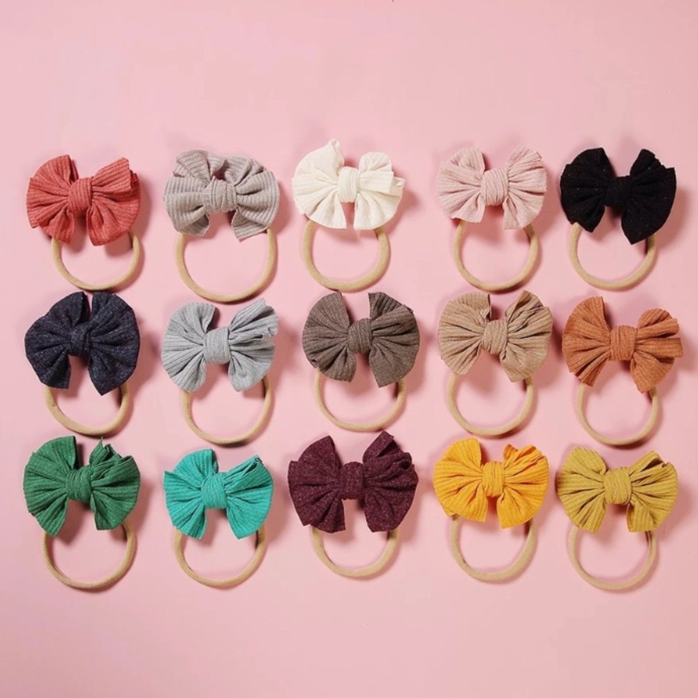 New Set of 3 Baby/Toddler set of Bows - Picture 3 of 3